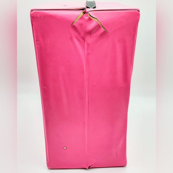 Vintage 1980s Pink Fashion Doll Trunk Case - Barbie & 11.5" Dolls,Tara Toy - Picture 8 of 11